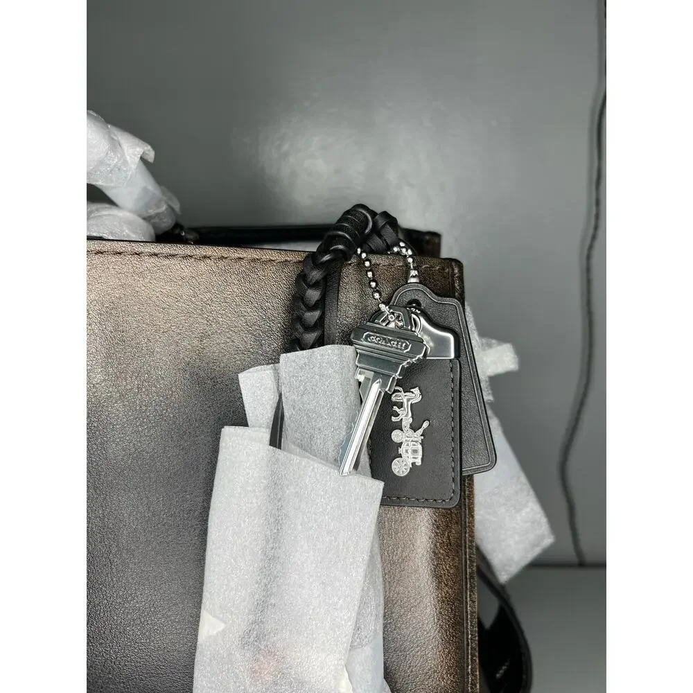 Coach Loved Leather Rogue 40 With Charms